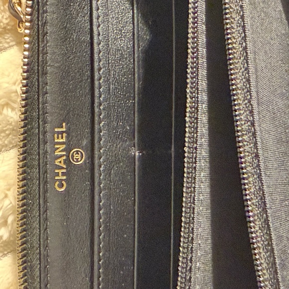 Black Chanel Mademoiselle wallet on unbranded chain crossbody - Picture 8 of 9